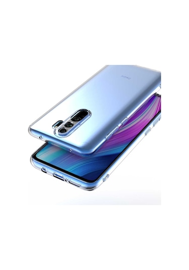 Xiaomi Redmi Note 8 Pro Kılıf Zore Kamera Korumalı Süper Silikon Renksiz