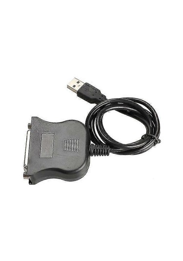 Usb 1.1 - Db25 Dişi Port Baskı Dönüştürücü Kablo Lpt Usb Adaptör Lpt Kablo Lpt - Usb Kablo Siyah