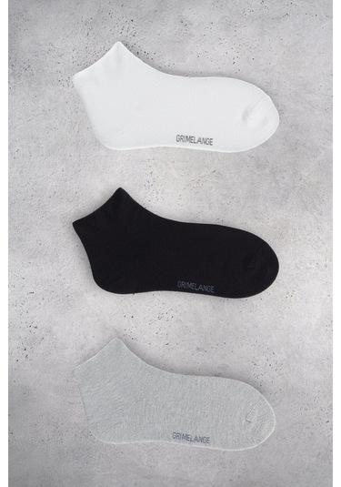 BRONWYN Kadın Organik Pamuklu 3 Lü Paket Çok Renkli Çorap