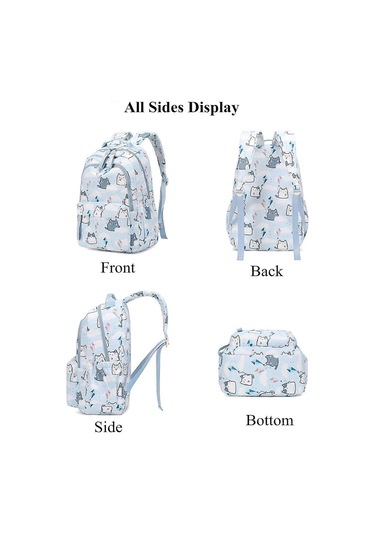 Kızlar İçin Sırt Çantaları Sevimli Kedi Sırt Çantası İlkokul Sırt Çantası Öğrenciler Kızlar İçin Kitap Çantası Diğer