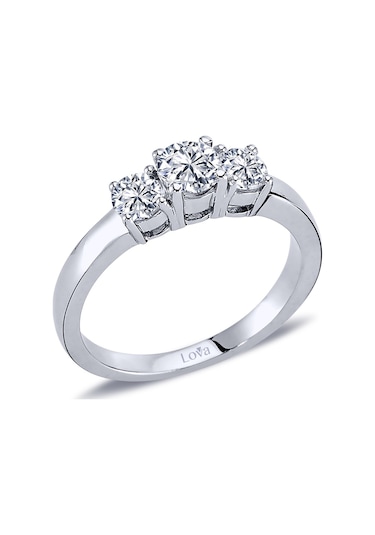 Lova 0,73 Karat Pırlanta Tria Yüzük - 1080014