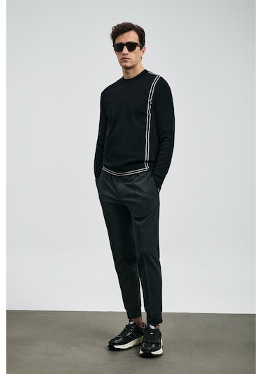 Lufian Erkek Farm Kazak 112090166 Siyah Siyah