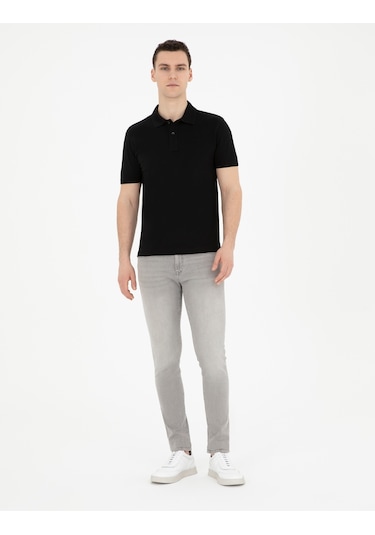 Pierre Cardin Erkek Siyah Tişört Basic 50280754-vr046 Siyah