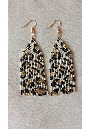 Harmeljewelry Leopar Küpe Çok Renkli