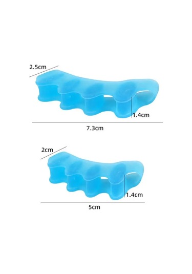 2 Adet 1 Çift Silikon Ayak Ayırıcı Bunion Düzeltici Çekiç Ayak Düzeltici Yumuşak Silikon Malzeme İçin Ayak Ayırma Ayak Bakımı Aracı Koyu Haki