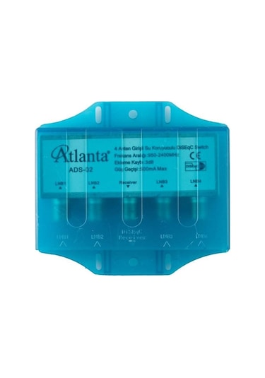 Atlanta Ads-02 1x4 Diseqc Switch Kapaklı Korumalı
