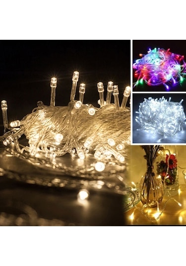 Animasyonlu Çok Modlu 100 Ledli İp Led Işık Süs Işık Dekor Işık