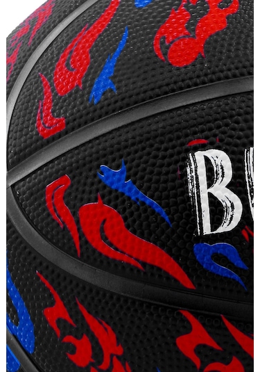 Telvesse Tb500 Buzzers Basketbol Topu Grafiti Kauçuk Dayanıklı Deep Channel Kabartmalı No:7