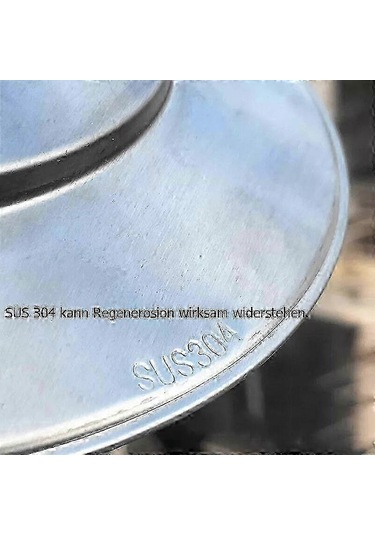 Paslanmaz Çelik Baca Kapağı Yağmur Başlığı Soba Boruları İçin Paslanmaz Çelik Izgara - İyi 75 Mm Diğer