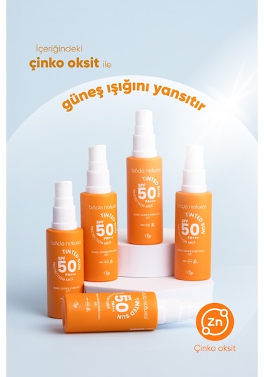Bade Natural Renkli Güneş Koruyucu Süt SPF50 30 ML