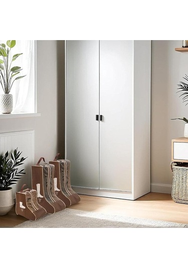 Pazly Suntek 3x Bot Saklama Çantası Taşınabilir Trend Koruyucu Kahverengi Pratik Kahverengi