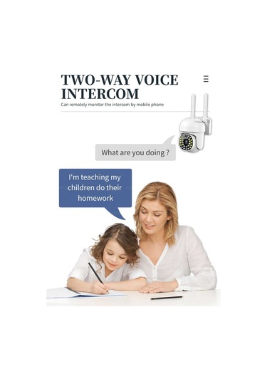 Blic Akıllı Haraket Sensörlü Full Hd 1080 360 Dönen Gece Görüşlü Kamera Ofis Ev Dükkan Kullanım