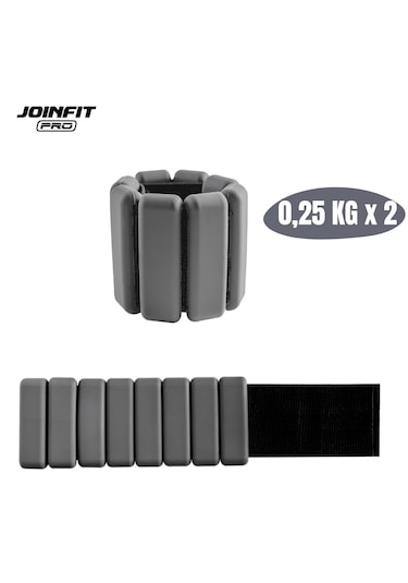 Joinfit El Ve Ayak İçin Bilek Ağırlığı 0,25 Kg 2 Adet Gri