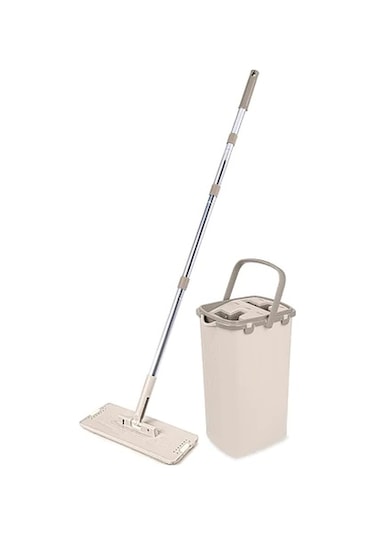 Flora Sihirli Tablet Mop Temizlik Seti Krem 8 L