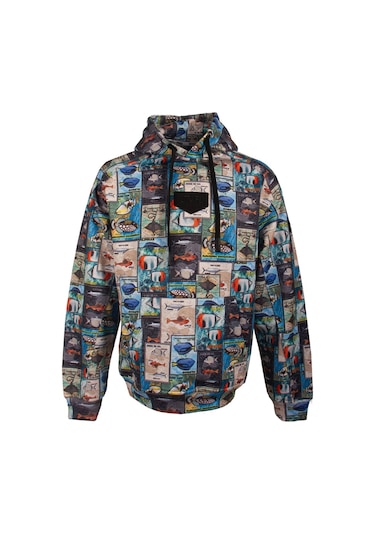 Stafu Pro Prime Kapüşonlu Stamp Sweatshirt Çok Renkli