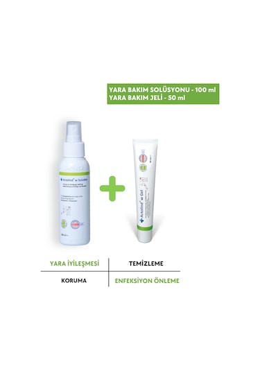 Actolind Yara Bakım Jeli 50 ML + Yara Bakım Solüsyonu 100 ML