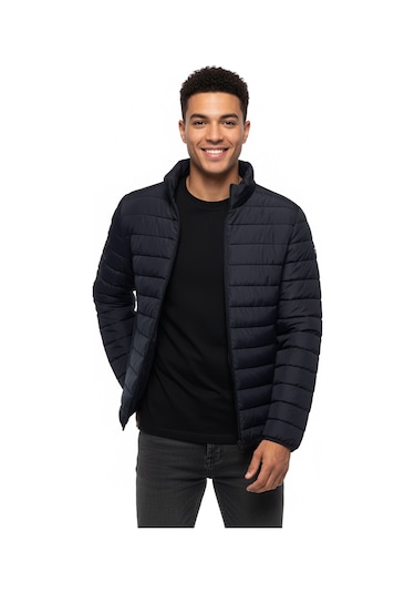 Only&sons Brody Quilt Erkek Lacivert Dik Yaka Ceket Lacivert