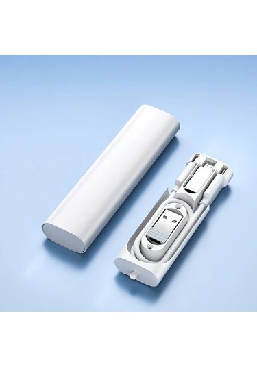 Willowhaven Beyaz 5'li Şarj Kiti Hızlı Şarj Kablosu Telefon Standı Sım Aleti