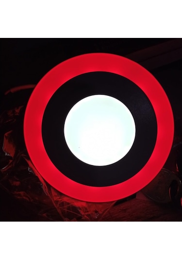 6W Sıvaaltı Çift Renkli Kırmızı Beyaz Led Panel