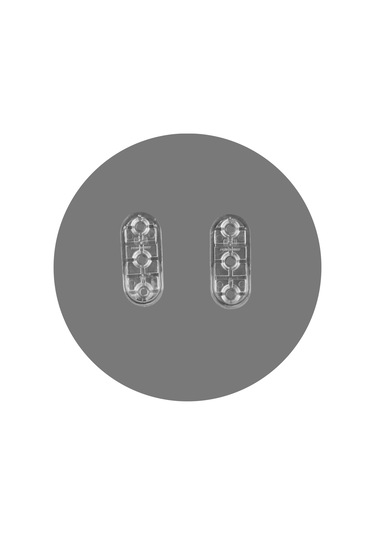 Home Puzzle Oval Şeffaf Flanş 2 Adet