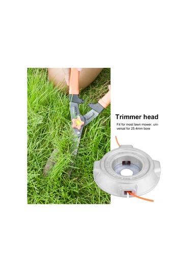 Xiyyadms Alüminyum Çim Kesici Ucu 25.4mm, Dayanıklı, Kolay Kurulum, Evrensel Uyum, Az Titreşim, Çim Biçme Aksesuarı