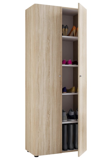 İlza Ayakkabılık - Çok Amaçlı Dolap - Kiler Dolabı - 80 Cm Atlantik Çam