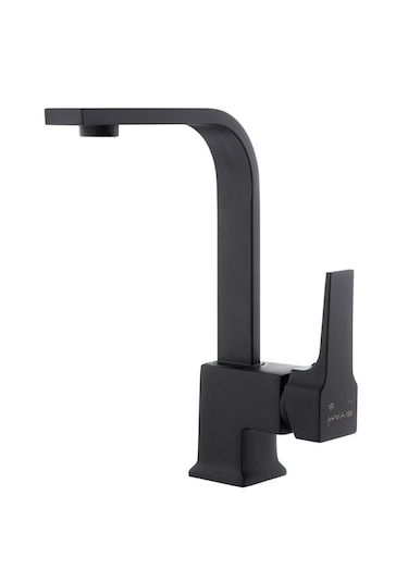 Siyam Alya Kuğu Lavabo Bataryası Black Siyah