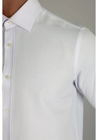 Lorenzo Mazzoli Gab C 900 Beyaz Erkek Gömlek Beyaz