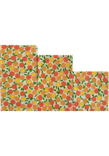 Suntek Ekmek Sarma Için Balmumu Gıda Sargıları Sıfır Atık Turuncu