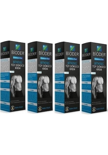 Bioder Erkek Tüy Dökücü Krem 4 x 100 ML