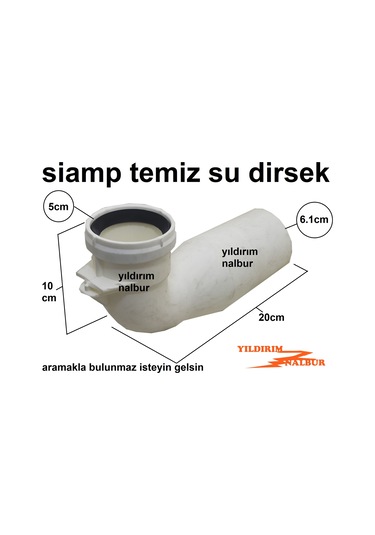 Siamp Gömme Rezervuar Temiz Su Dirsek