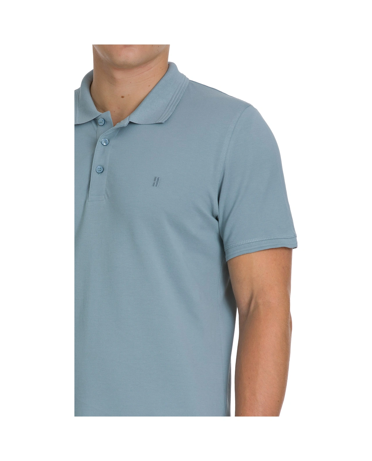 Hatemoğlu Mavi Regular Fit 100% Pamuklu Polo Yaka Tişört 35221 608132
