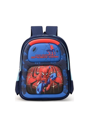 Goldenqian Sevimli Karikatür Büyük Kapasiteli Aşınmaya Dayanıklı Okul Çantası Gmıkz6 Açık Mavi