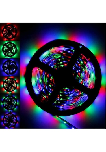 Helios 200 W Rgb Dış Mekan Şerit Led Set 5 Metre Silikonlu Su Geçirmez Metre-Renk-Mekan 5 Mt-Rgb-Dış Mekan