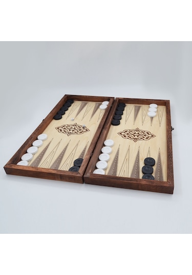 Simya Figür Tavla Tavus Kuşu (Akça Kaplama)