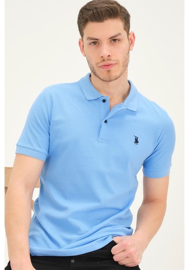 T8561 Dewberry Erkek Tshırt-açık Mavi Açık Mavi