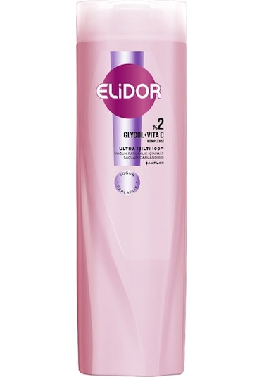 Elidor Glycol + Vita C Ultra Işıltı 100 Şampuan 400 Ml Beyaz