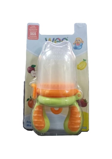 Wee Baby Meyve Süzgeci Turuncu Yeşil 4+ Ay