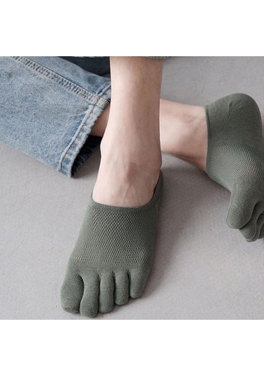 Açık Gri Erkek Tekne Çorap Pamuk Beş Parmak Nefes Alabilir Bölünmüş Parmaklı Ayak Çorap Kaymaz Görünmez Yaz Açık Gri Açık Gri Erkek Tekne Çorap Pamuk Beş Parmak Nefes Alabilir Bölünmüş Parmaklı Ayak Çorap Kaymaz Görünmez Yaz Açık Gri