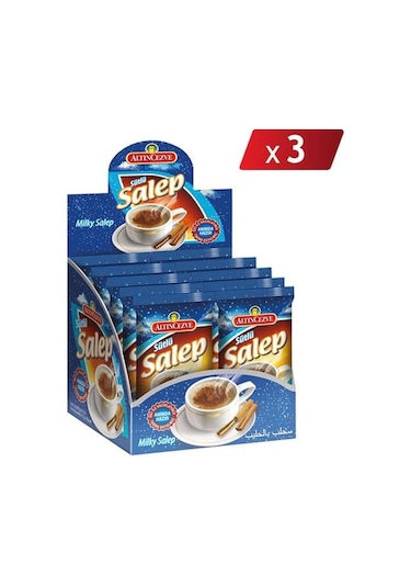 Altıncezve Sütlü Salep Tek Kullanımlık İçecek Tozu 3'lü 20 x 17 G