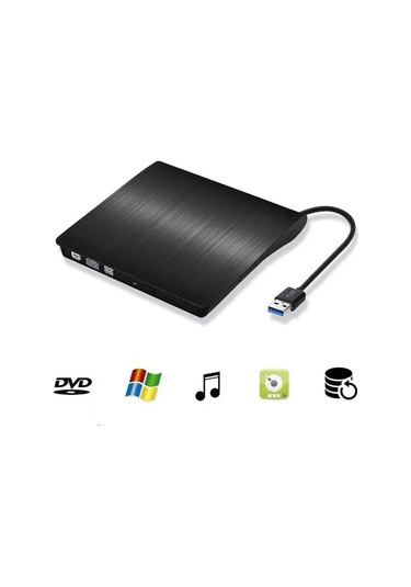 Techtic Usb 3.0 Harici Dvdrw Slim External Cd Dvd Yazıcı Okuyucu