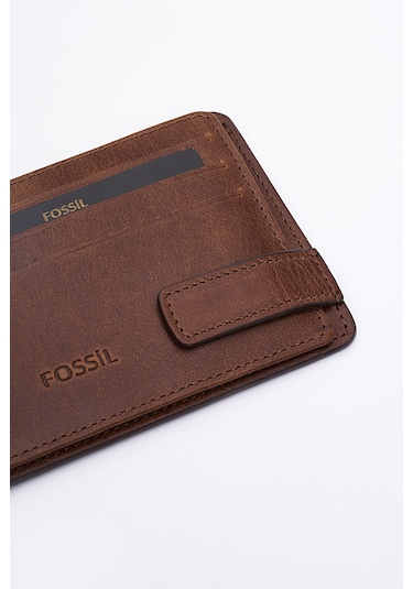 Fossil Hakiki Gerçek Deri Erkek Kartlık Cüzdan Crazy Taba 8001 Taba