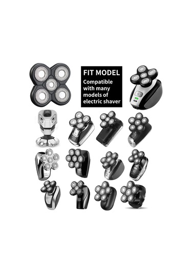 5 Bıçaklı Ana Tıraş Makinesi Yedek Başlığı Elektrikli Tıraş Makinesi Başlığı, Zqkla