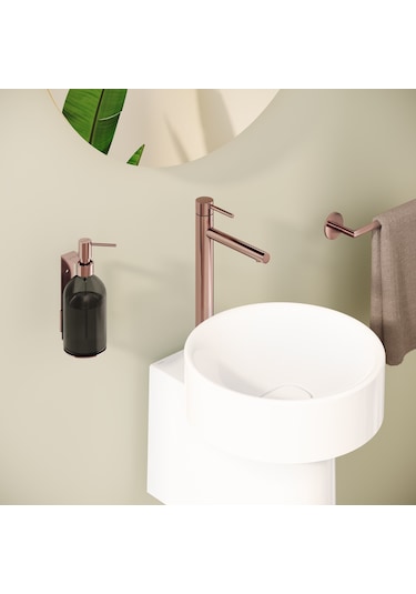 VitrA Origin A4255829 Çanak Lavabo Bataryası Soft Bakır