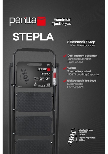 Perilla Stepla 5 Basamak Merdiven