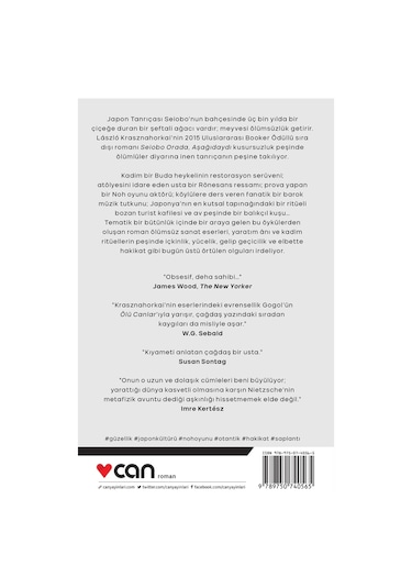 Seiobo Orada Aşağıdaydı - Laszlo Krasznahorkai - Can Yayınları