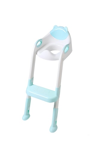 Merdivenli Çocuk Klozet Adaptörü - Mavi