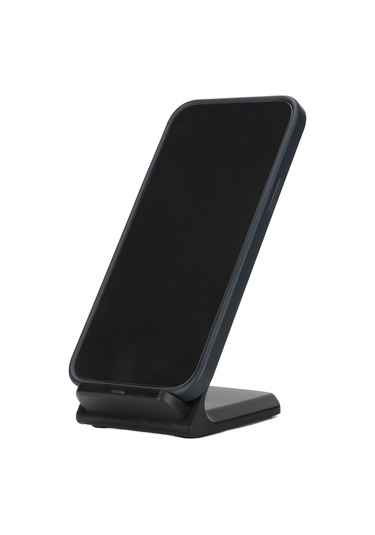 Kosona Q740 Siyah Kablosuz Şarj Standı - 15w Hızlı Şarj, Dikey/yatay Açı, Filmleri İzleken Kesintisiz Kullanım