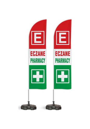 Eczane Pharmacy Yelken Bayrak 2'li Paket V1