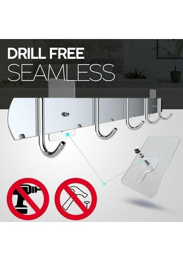 5/10/20 Adet Yüksek Kaliteli Yumruksuz Vidalar Güçlü Kendinden Yapışkanlı Vantuz Enayi Duvar Kanca Askı Mutfak Banyo Araçları 10 10mm Diğer